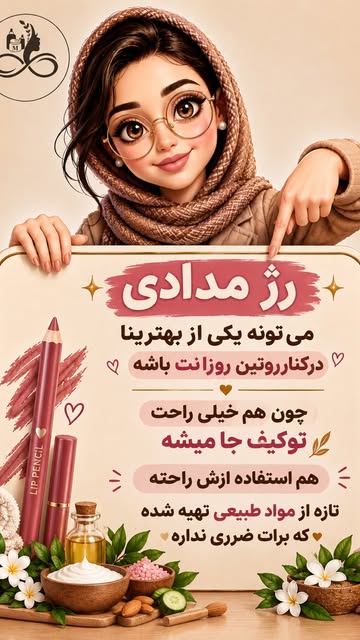 رژ مدادی